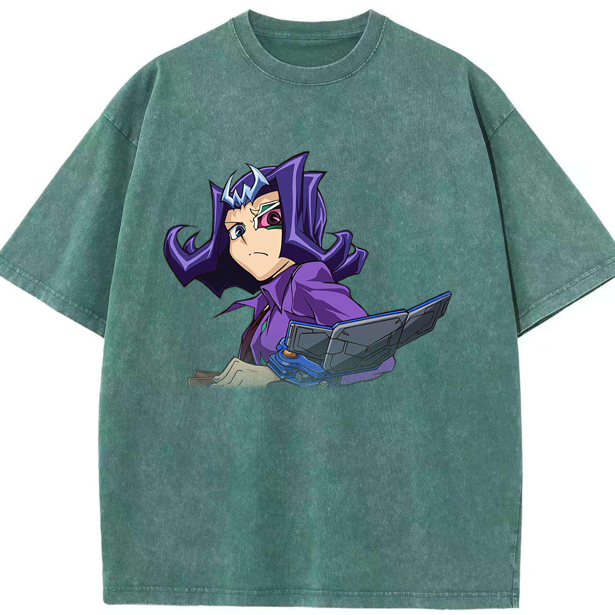（画像用） 遊☆戯☆王 Yu-Gi-Oh! 綿100% ヴィンテージ風 半袖Tシャツ（フロントプリント）